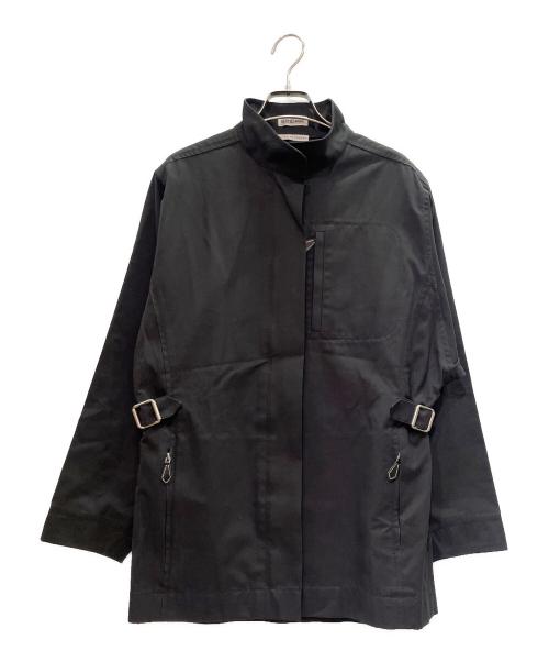 HERMES（エルメス）HERMES (エルメス) マルジェラ期 コットンジップジャケット ブラック サイズ:34の古着・服飾アイテム