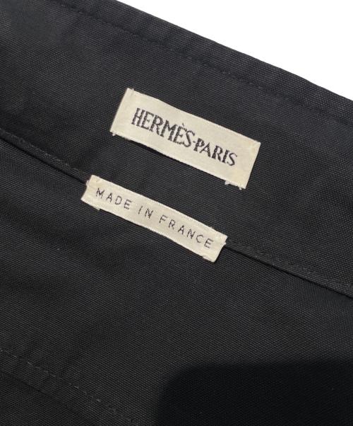 HERMES（エルメス）HERMES (エルメス) マルジェラ期 コットンジップジャケット ブラック サイズ:34の古着・服飾アイテム