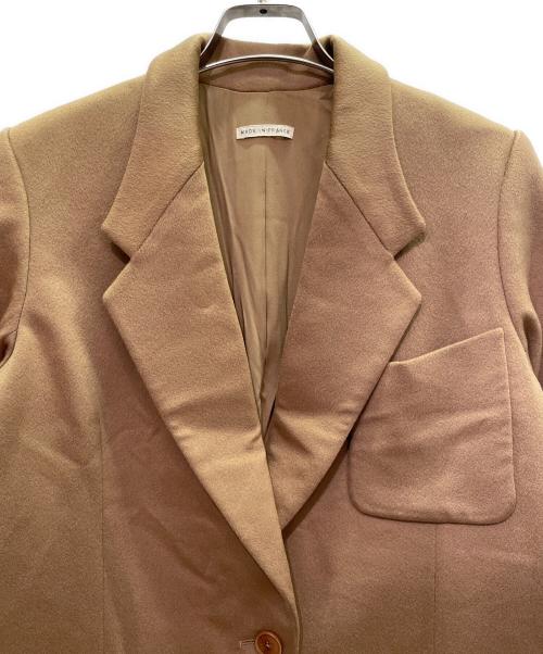 HERMES（エルメス）HERMES (エルメス) カシミヤ2Bジャケット キャメル サイズ:42の古着・服飾アイテム