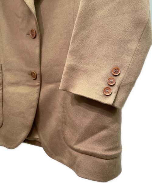HERMES（エルメス）HERMES (エルメス) カシミヤ2Bジャケット キャメル サイズ:42の古着・服飾アイテム
