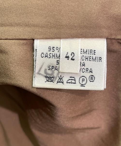 HERMES（エルメス）HERMES (エルメス) カシミヤ2Bジャケット キャメル サイズ:42の古着・服飾アイテム