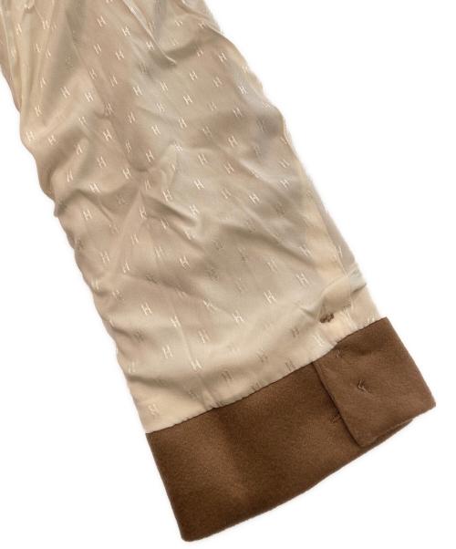 HERMES（エルメス）HERMES (エルメス) カシミヤ2Bジャケット キャメル サイズ:42の古着・服飾アイテム