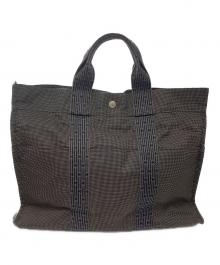 HERMES（エルメス）の古着「トートバッグ　エールラインMM」｜グレー
