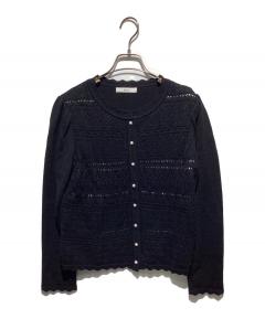 中古・古着通販】Rene (ルネ) ニットカーディガン ピンク サイズ:36