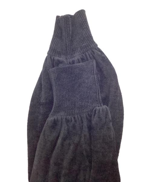 Rene（ルネ）Rene (ルネ) パール付パフスリーブニット ブラック サイズ:36の古着・服飾アイテム