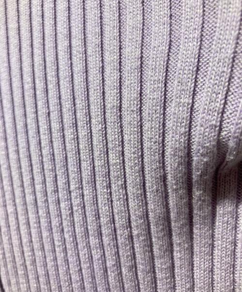 Rene（ルネ）Rene (ルネ) 45thスカラップカーディガン ラベンダー サイズ:36の古着・服飾アイテム