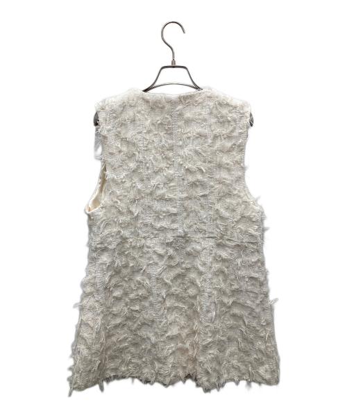 LOUNIE（ルーニー）LOUNIE (ルーニー) カットジャガードジレ アイボリー サイズ:38の古着・服飾アイテム