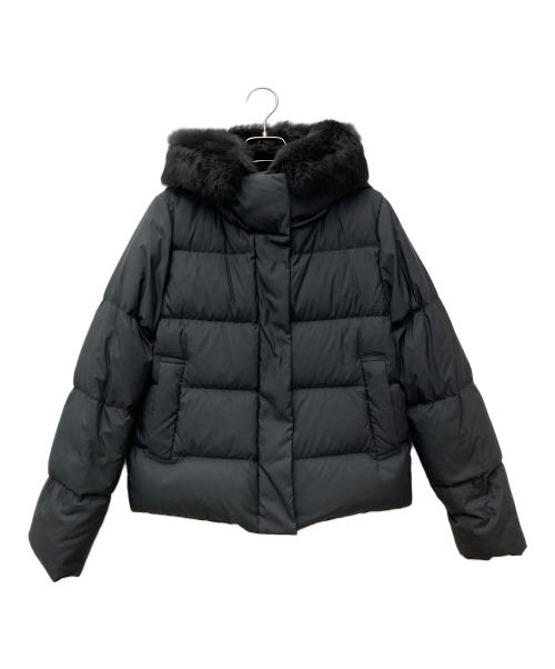 URBAN RESEARCH（アーバンリサーチ）URBAN RESEARCH (アーバンリサーチ) ラビットフードストレッチショートダウン ブラック サイズ:36の古着・服飾アイテム