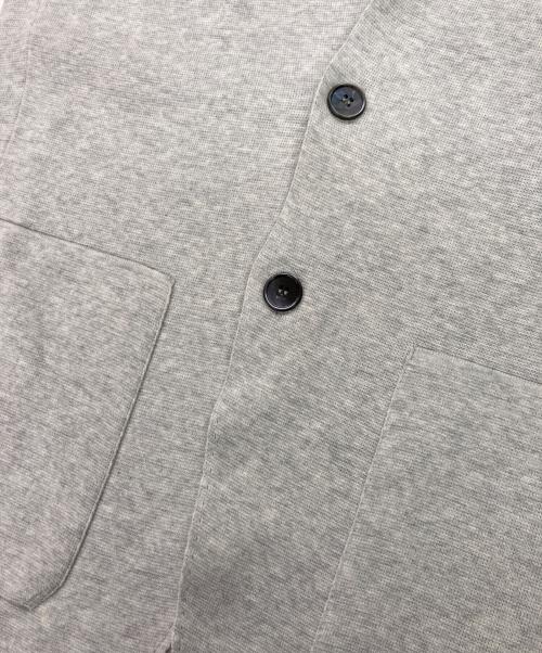 Cruciani（クルチアーニ）Cruciani (クルチアーニ) コットンミラノリブ2Bニットジャケット ライトグレー サイズ:44の古着・服飾アイテム