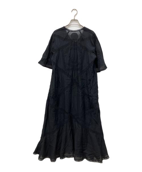 PHEENY（フィーニー）PHEENY (フィーニー) リバーレースワンピース ブラック サイズ:1の古着・服飾アイテム