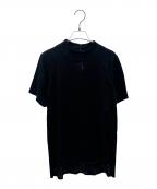Mame Kurogouchiマメクロゴウチ）の古着「Eyelet Jersey Jacquard Top」｜ブラック