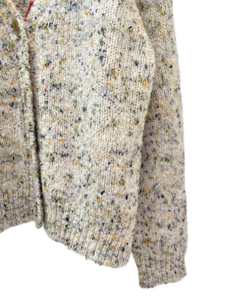 Maison Margiela（メゾンマルジェラ）Maison Margiela (メゾンマルジェラ) ステッチニットカーディガン アイボリー サイズ:Mの古着・服飾アイテム