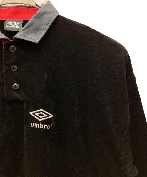 UMBRO（アンブロ）UMBRO (アンブロ) Adam et Rope HOMME (アダムエロペ オム) Pile Gameshirt ブラック サイズ:Lの古着・服飾アイテム