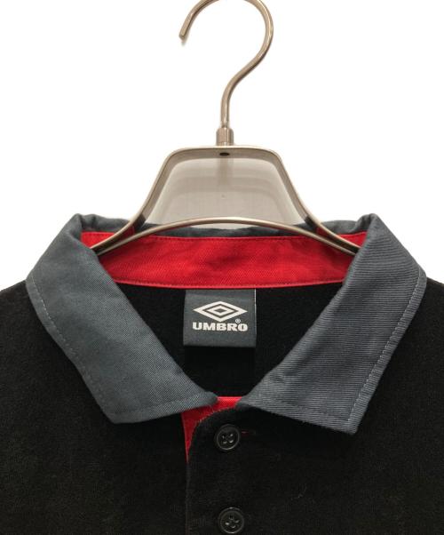 UMBRO（アンブロ）UMBRO (アンブロ) Adam et Rope HOMME (アダムエロペ オム) Pile Gameshirt ブラック サイズ:Lの古着・服飾アイテム