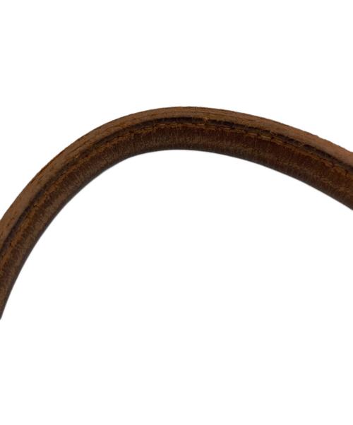 LONGCHAMP（ロンシャン）LONGCHAMP (ロンシャン) Le Roseau リバーシブルトートバッグ キャメルの古着・服飾アイテム