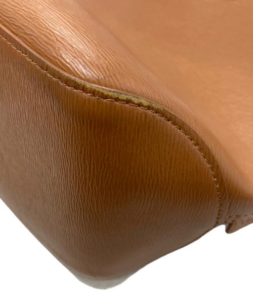 LONGCHAMP（ロンシャン）LONGCHAMP (ロンシャン) Le Roseau リバーシブルトートバッグ キャメルの古着・服飾アイテム