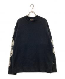 PENDLETON（ペンドルトン）の古着「ネイティブ柄ニット」｜ブラック