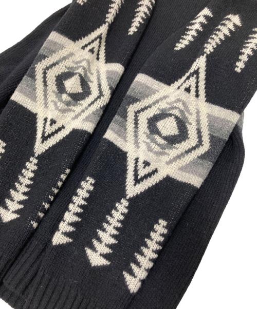 PENDLETON（ペンドルトン）PENDLETON (ペンドルトン) ネイティブ柄ニット ブラック サイズ:Lの古着・服飾アイテム