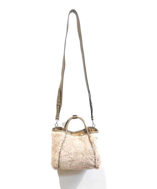 MaxMara（マックスマーラ）MaxMara (マックスマーラ) 2WAYバッグ ベージュの古着・服飾アイテム