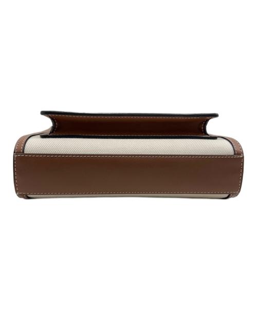 BURBERRY（バーバリー）BURBERRY (バーバリー) ミニポケットバッグ アイボリー×ブラウン サイズ:-の古着・服飾アイテム