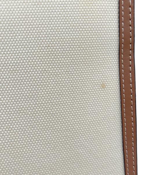 BURBERRY（バーバリー）BURBERRY (バーバリー) ミニポケットバッグ アイボリー×ブラウン サイズ:-の古着・服飾アイテム