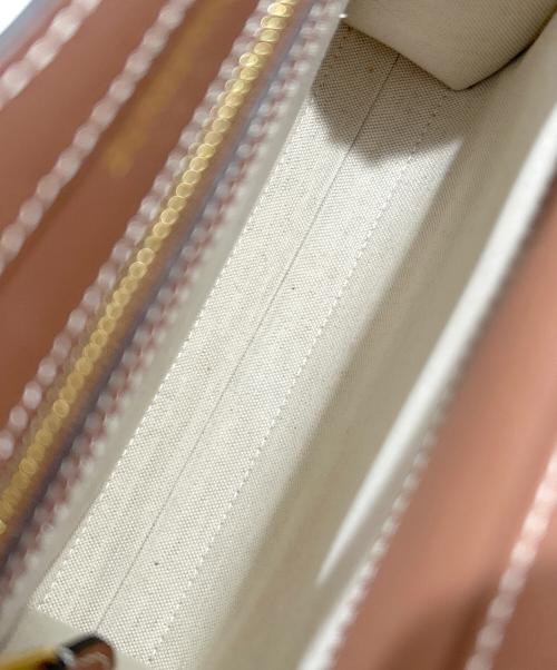 BURBERRY（バーバリー）BURBERRY (バーバリー) ミニポケットバッグ アイボリー×ブラウン サイズ:-の古着・服飾アイテム