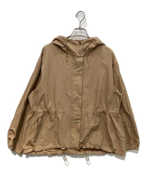 MACKINTOSH LONDON（マッキントッシュ ロンドン）MACKINTOSH LONDON (マッキントッシュ ロンドン) メモリーグロスグログランフーデットコート ベージュ サイズ:38の古着・服飾アイテム