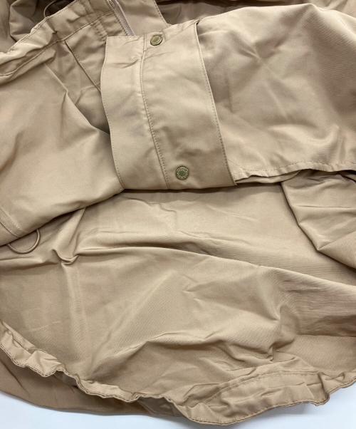 MACKINTOSH LONDON（マッキントッシュ ロンドン）MACKINTOSH LONDON (マッキントッシュ ロンドン) メモリーグロスグログランフーデットコート ベージュ サイズ:38の古着・服飾アイテム