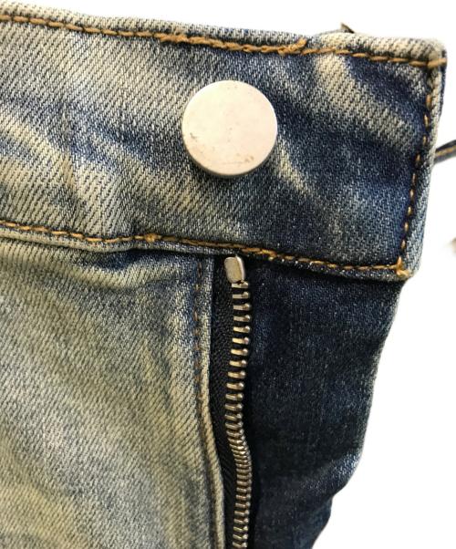 mnml（ミニマル）MNML (ミニマル) X158 STRETCH DENIM ブルー×ブラック サイズ:Ｗ32 未使用品の古着・服飾アイテム