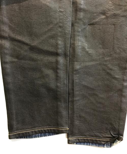 mnml（ミニマル）MNML (ミニマル) X158 STRETCH DENIM ブルー×ブラック サイズ:Ｗ32 未使用品の古着・服飾アイテム