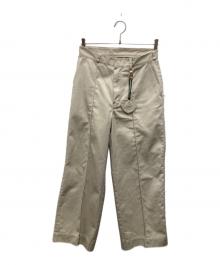 JANE SMITH×Plage×Dickies（ジェーンスミス×プラージュ×ディッキーズ）の古着「別注 ワイドパンツ」｜ベージュ