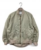 FRAMeWORKフレームワーク）の古着「ナイロンツイルMA-1」｜ベージュ