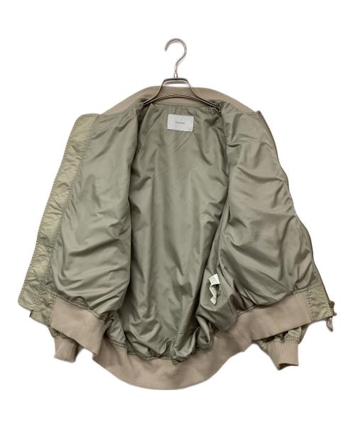 FRAMeWORK（フレームワーク）FRAMeWORK (フレームワーク) ナイロンツイルMA-1 ベージュ サイズ:38の古着・服飾アイテム