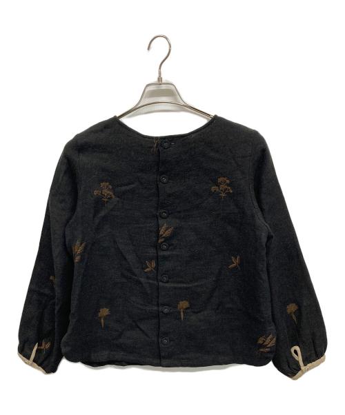 atelier naruse（アトリエナルセ）atelier naruse (アトリエナルセ) linen wool winter plants BL グレー サイズ:Freeの古着・服飾アイテム