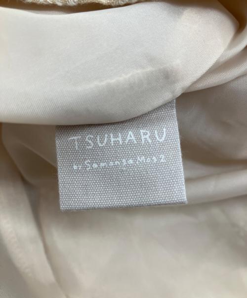 TSUHARU by samansa Mos2（ツハル バイ サマンサモスモス）TSUHARU by Samansa Mos2 (ツハル バイ サマンサモスモス) お花タイル総刺繍前後着ワンピース ベージュ サイズ:Freeの古着・服飾アイテム