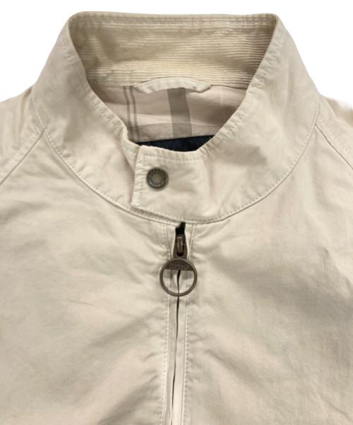 Barbour（バブアー）Barbour (バブアー) ガーメントダイコットン ハリントンジャケット ベージュ サイズ:Lの古着・服飾アイテム
