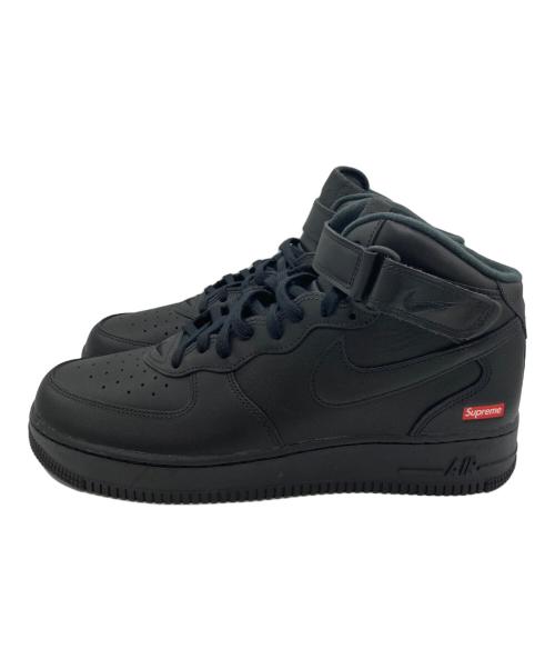 NIKE（ナイキ）NIKE (ナイキ) SUPREME (シュプリーム) AIR FORCE 1 MID SP ブラック サイズ:28.5cmの古着・服飾アイテム