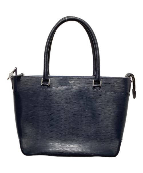 PELLE MORBIDA（ペッレモルビダ）PELLE MORBIDA (ペッレモルビダ) 2WAYバッグ ネイビーの古着・服飾アイテム