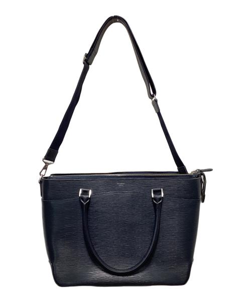 PELLE MORBIDA（ペッレモルビダ）PELLE MORBIDA (ペッレモルビダ) 2WAYバッグ ネイビーの古着・服飾アイテム
