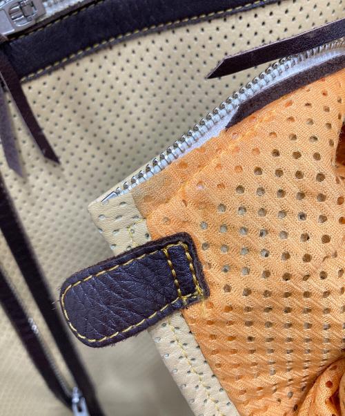 KUSHITANI（クシタニ）KUSHITANI (クシタニ) パンチングライダースジャケット ベージュ サイズ:LLの古着・服飾アイテム