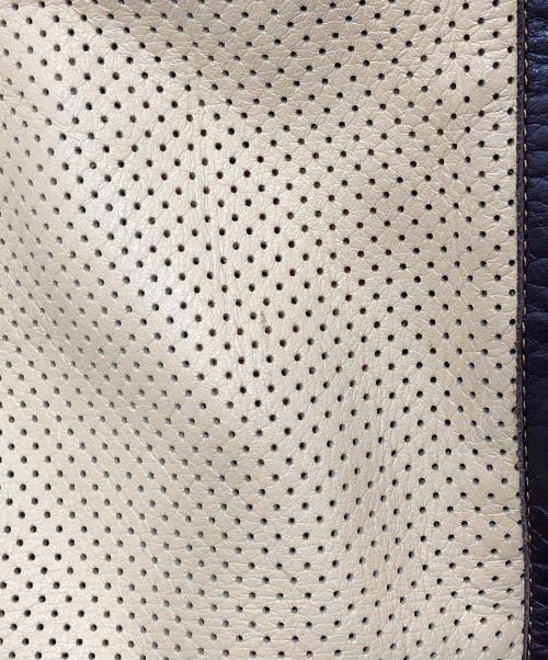 KUSHITANI（クシタニ）KUSHITANI (クシタニ) パンチングライダースジャケット ベージュ サイズ:LLの古着・服飾アイテム