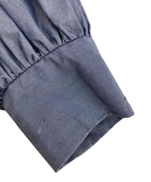 UNITED ARROWS TOKYO（ユナイテッドアローズトウキョウ）UNITED ARROWS TOKYO (ユナイテッドアローズトウキョウ) レディ レースカラー 2WAYブラウス ネイビー サイズ:記載なしの古着・服飾アイテム