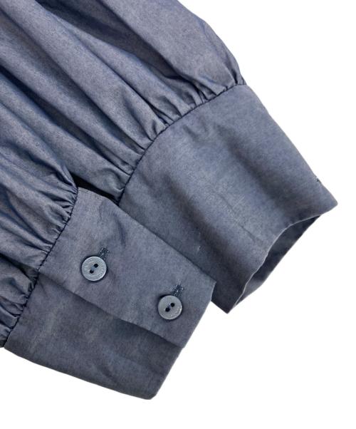 UNITED ARROWS TOKYO（ユナイテッドアローズトウキョウ）UNITED ARROWS TOKYO (ユナイテッドアローズトウキョウ) レディ レースカラー 2WAYブラウス ネイビー サイズ:記載なしの古着・服飾アイテム