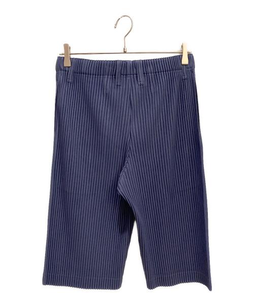 HOMME PLISSE ISSEY MIYAKE（オム プリッセ イッセイ ミヤケ）HOMME PLISSE ISSEY MIYAKE (オム プリッセ イッセイ ミヤケ) TAILORED PLEATS 2 SHORTS MIST BLUE サイズ:2の古着・服飾アイテム