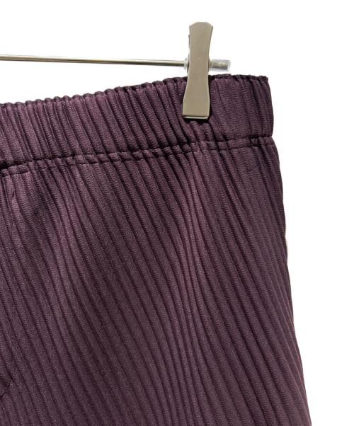HOMME PLISSE ISSEY MIYAKE（オム プリッセ イッセイ ミヤケ）HOMME PLISSE ISSEY MIYAKE (オム プリッセ イッセイ ミヤケ) COLOR PLEATS BOTTOMS パープル サイズ:2の古着・服飾アイテム