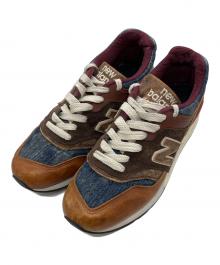 NEW BALANCE（ニューバランス）の古着「ローカットスニーカー」｜ブラウン×インディゴ