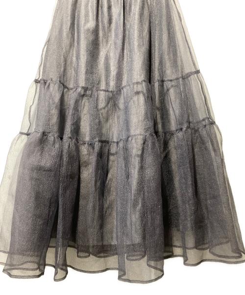 ARPEGE STORY（アルページュストーリー）ARPEGE STORY (アルページュストーリー) オーガンティアードスカート グレー サイズ:2の古着・服飾アイテム