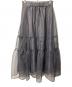 ARPEGE STORY (アルページュストーリー) オーガンティアードスカート グレー サイズ:2：7000円