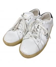 Saint Laurent Paris（サンローランパリ）の古着「ローカットスニーカー」｜ホワイト