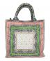 LeSportsac Atelier (レスポートサック アトリエ) SM CHAIN TOTE ピンク×グリーン：18000円